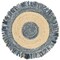 Safavieh Cape Cod Hand Woven Round Area Rug, Ivory and Denim - 3 x 3 ft. CAP205D-3R - alternate 5